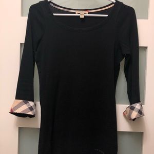 Women’s Burberry Cotton Long Sleeve Tee